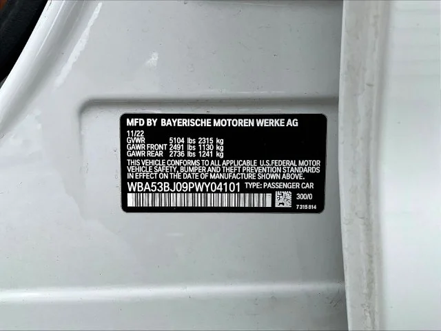 Used 2023 White BMW 540i image 22