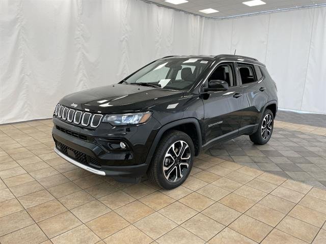 Black 2022 Jeep Compass Limited 4WD SUV / Crossover Four-Wheel Drive