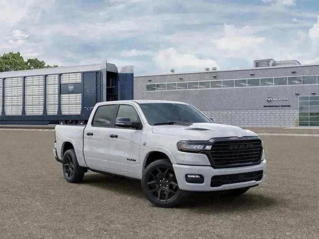 New 2026 Bright White Clear-Coat Exterior Paint RAM Laramie image 16