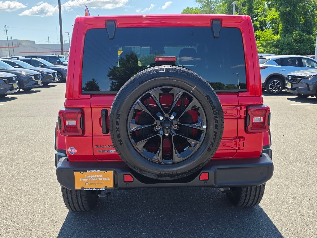 Certified Used 2025 Firecracker Red Clear Coat Jeep Sahara 4xe image 15