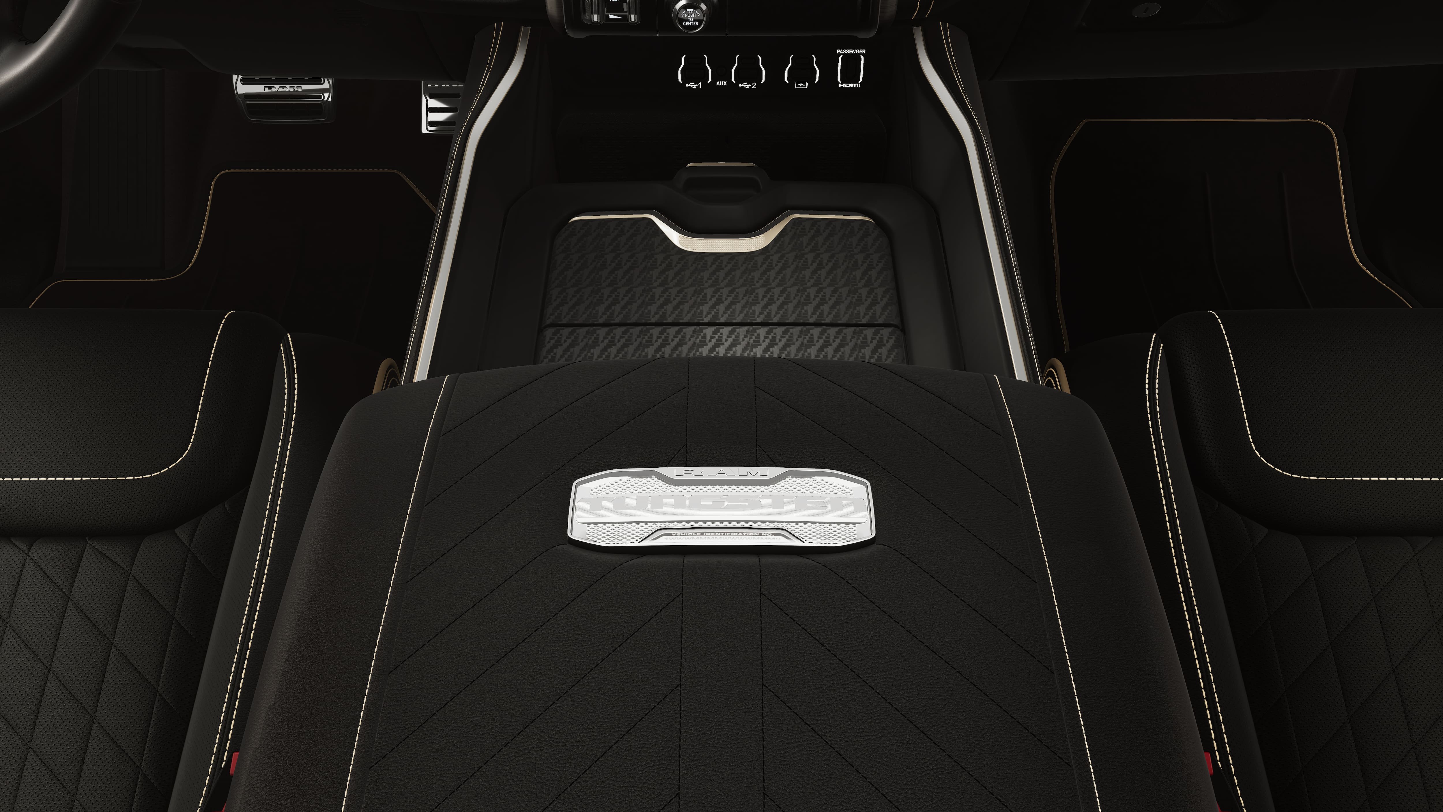 New 2026 Diamond Black Crystal Pearl-Coat Exterior Paint RAM Tungsten image 16