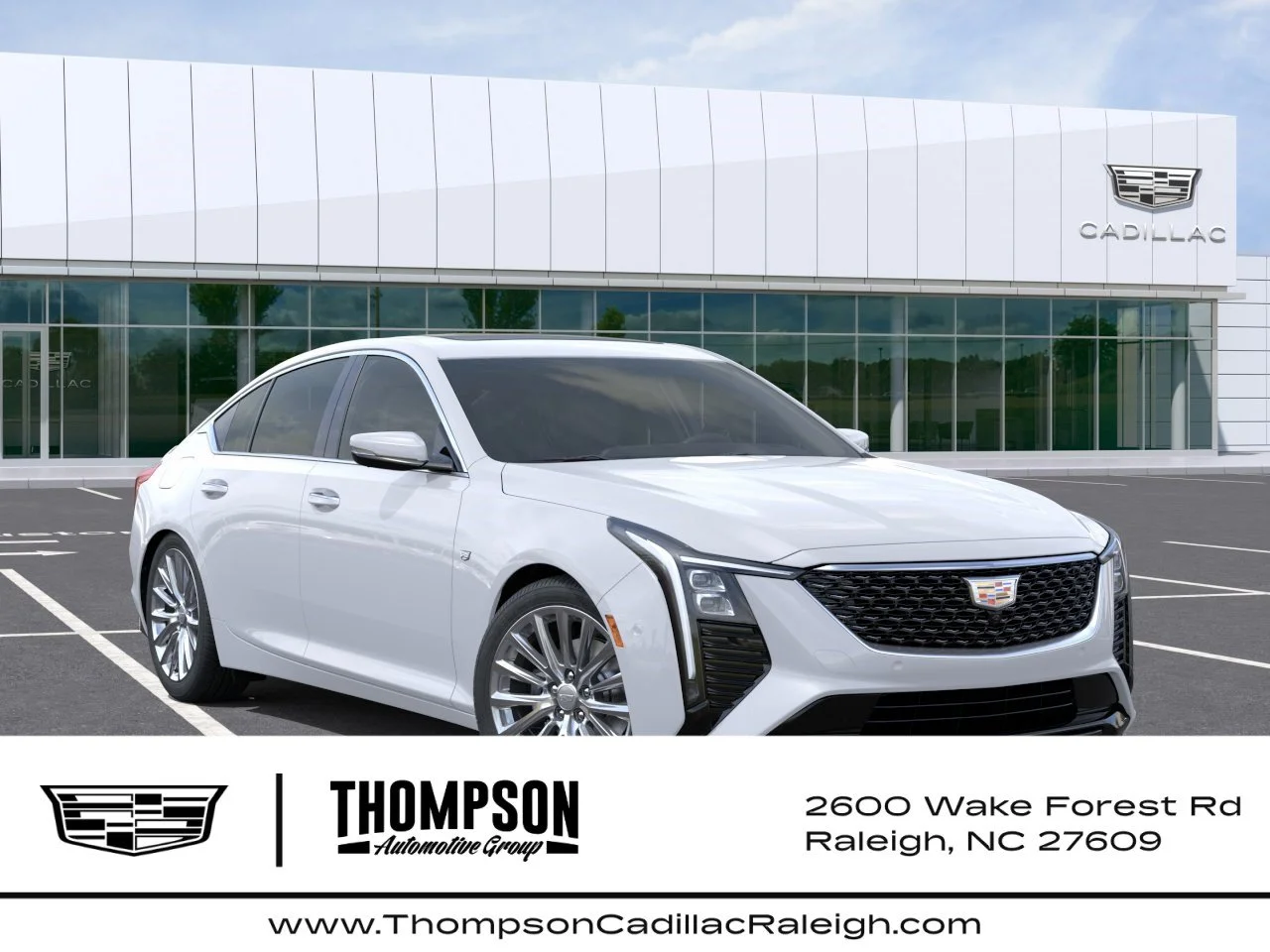 New 2026 Vibrant White Tricoat Cadillac Premium Luxury image 7