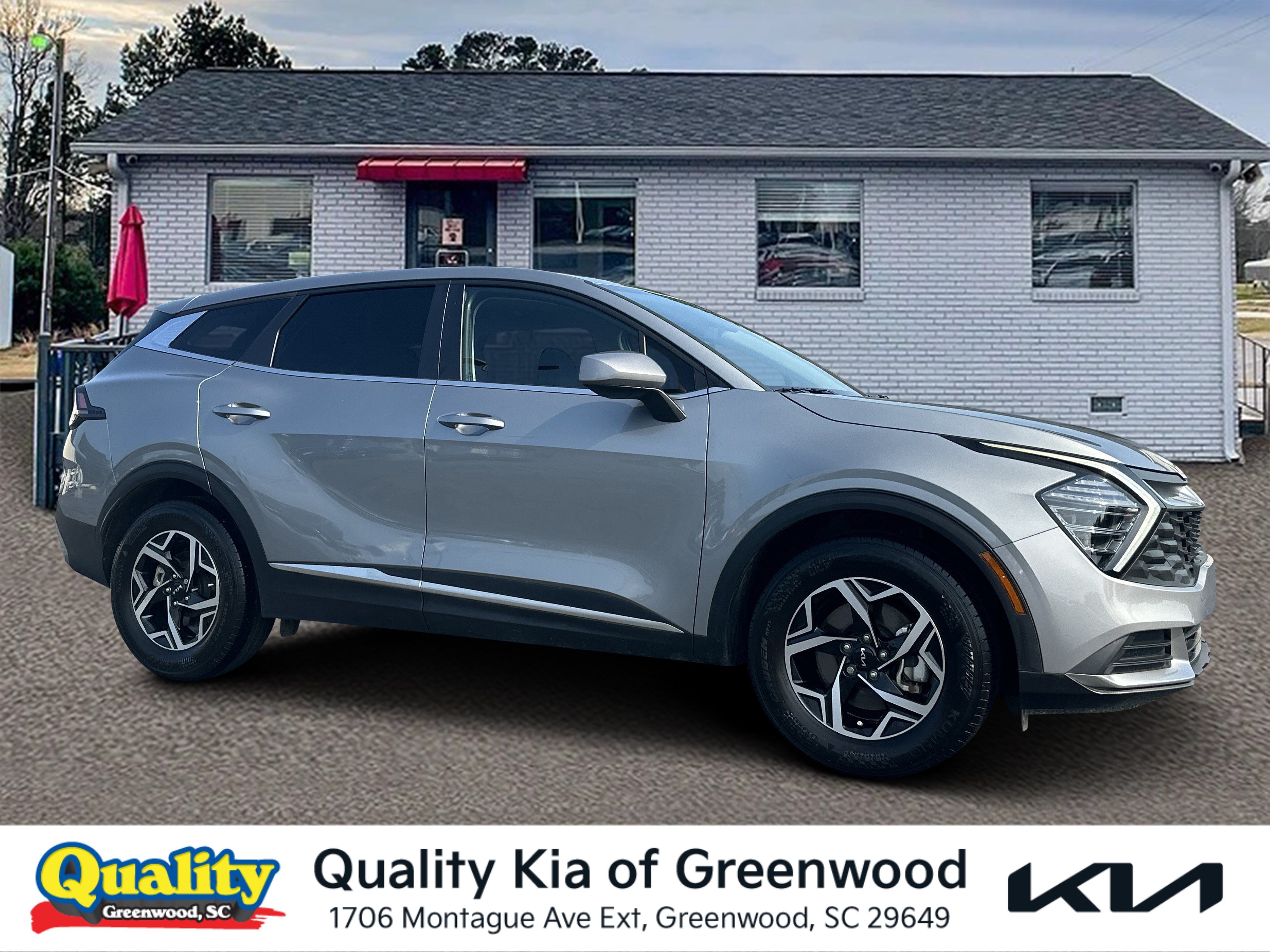 Used 2025 Steel Gray Kia LX image 1