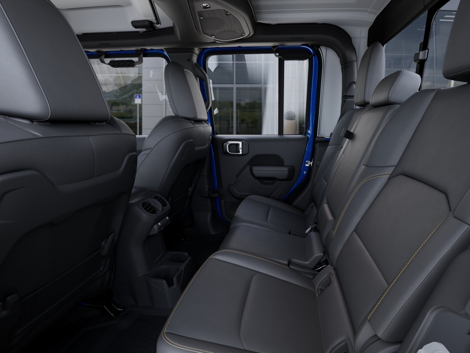 New 2026 Hydro Blue Pearl-Coat Exterior Paint Jeep Sahara image 28