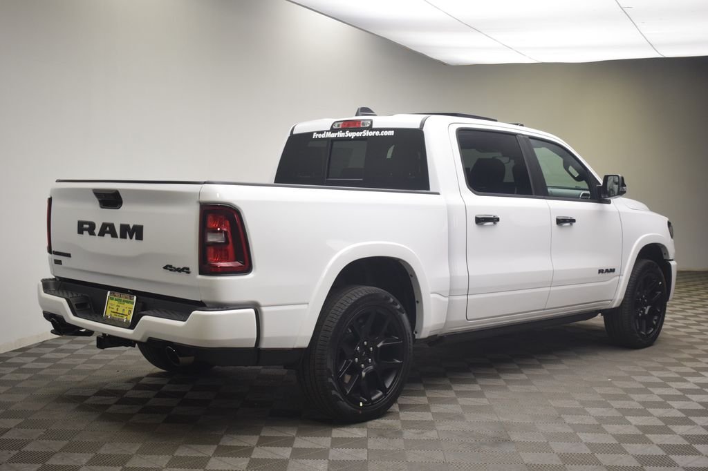 New 2026 Bright White Clear-Coat Exterior Paint RAM Laramie image 6