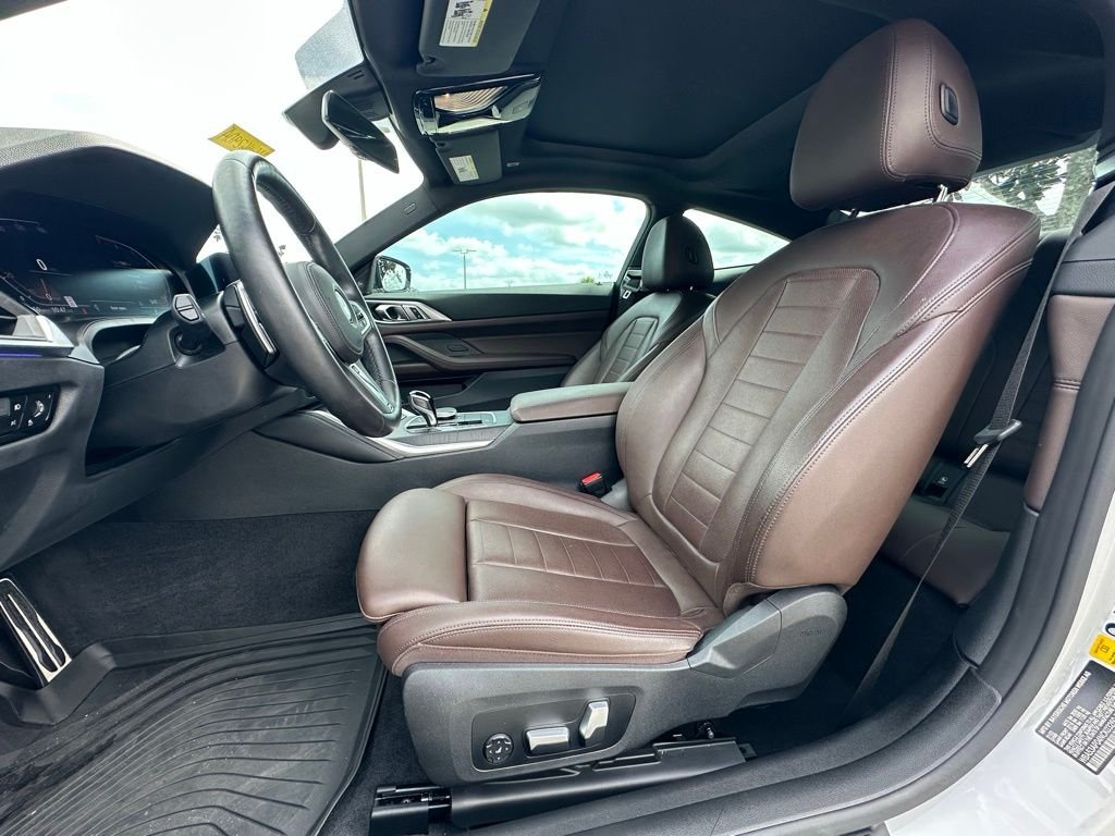 Certified Used 2022 Mineral White Metallic BMW 430i image 11