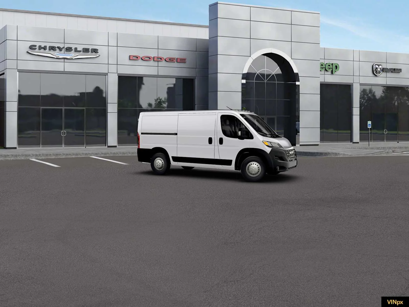 New 2026 Bright White Clear-Coat Exterior Paint RAM Tradesman image 10