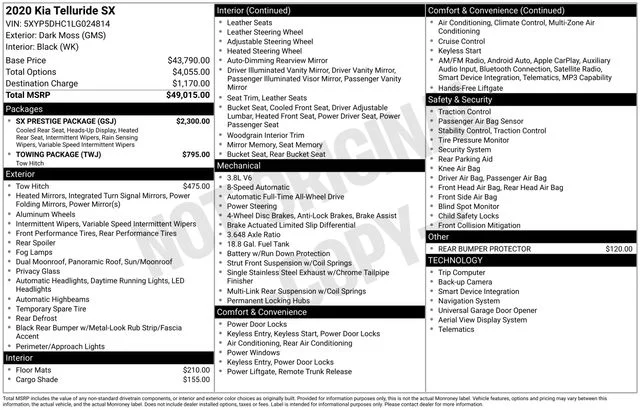 Used 2020 Dark Moss Kia SX image 22