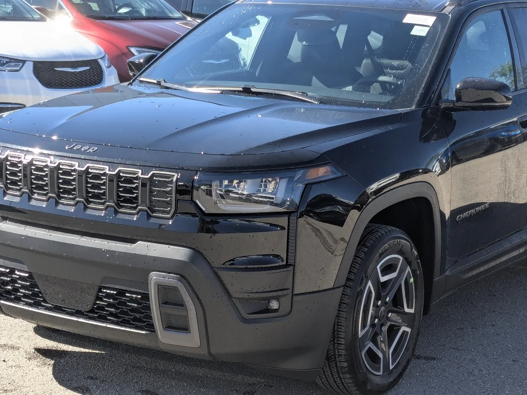 New 2026 Black Jeep Limited - - Panoramic Sunroof - Leatherette Seats - Power Liftgate - Wireless Charge & More! image 10
