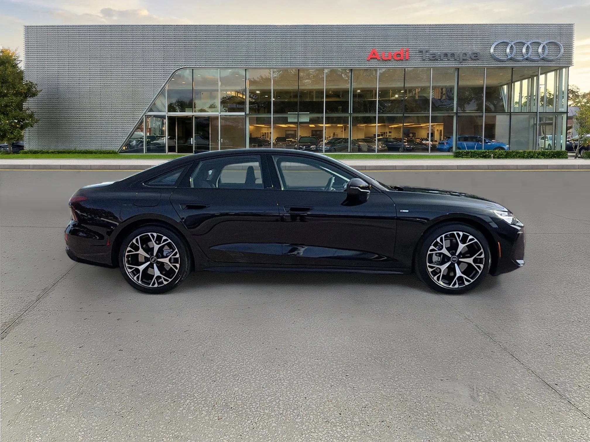 New 2026 Mythos Black Metallic Audi Premium Plus image 2