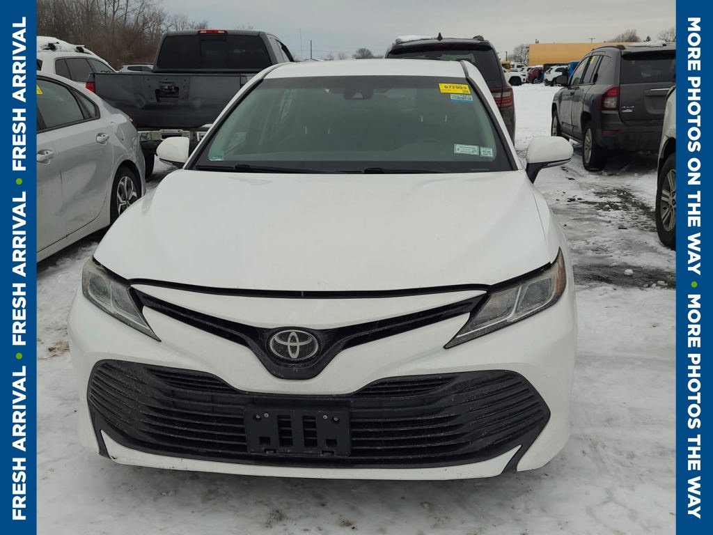 Used 2018 White Toyota LE image 1