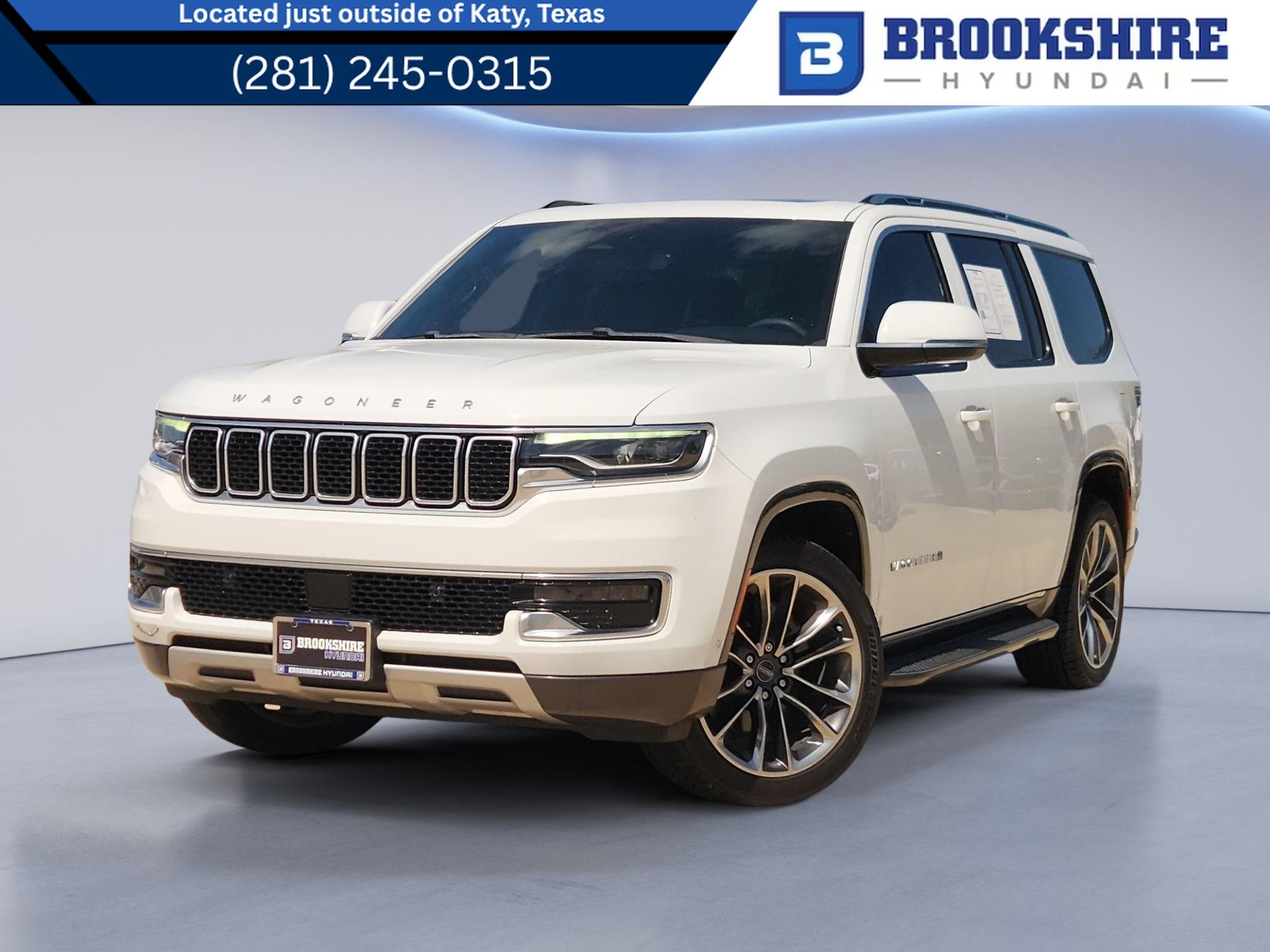 Used 2022 Bright White Clearcoat Jeep Series II image 1