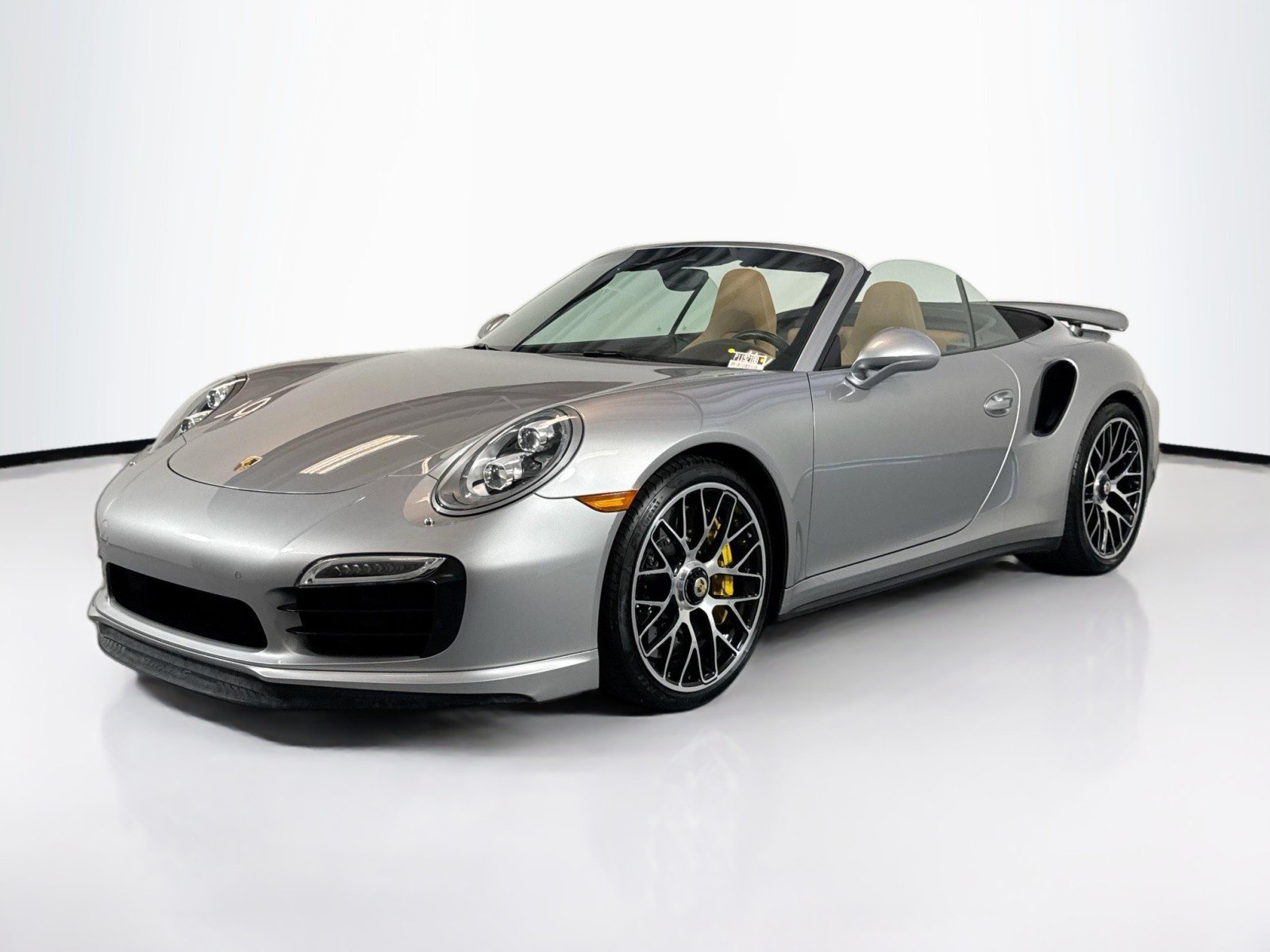 Used 2014 GT Silver Metallic Porsche Turbo S image 1