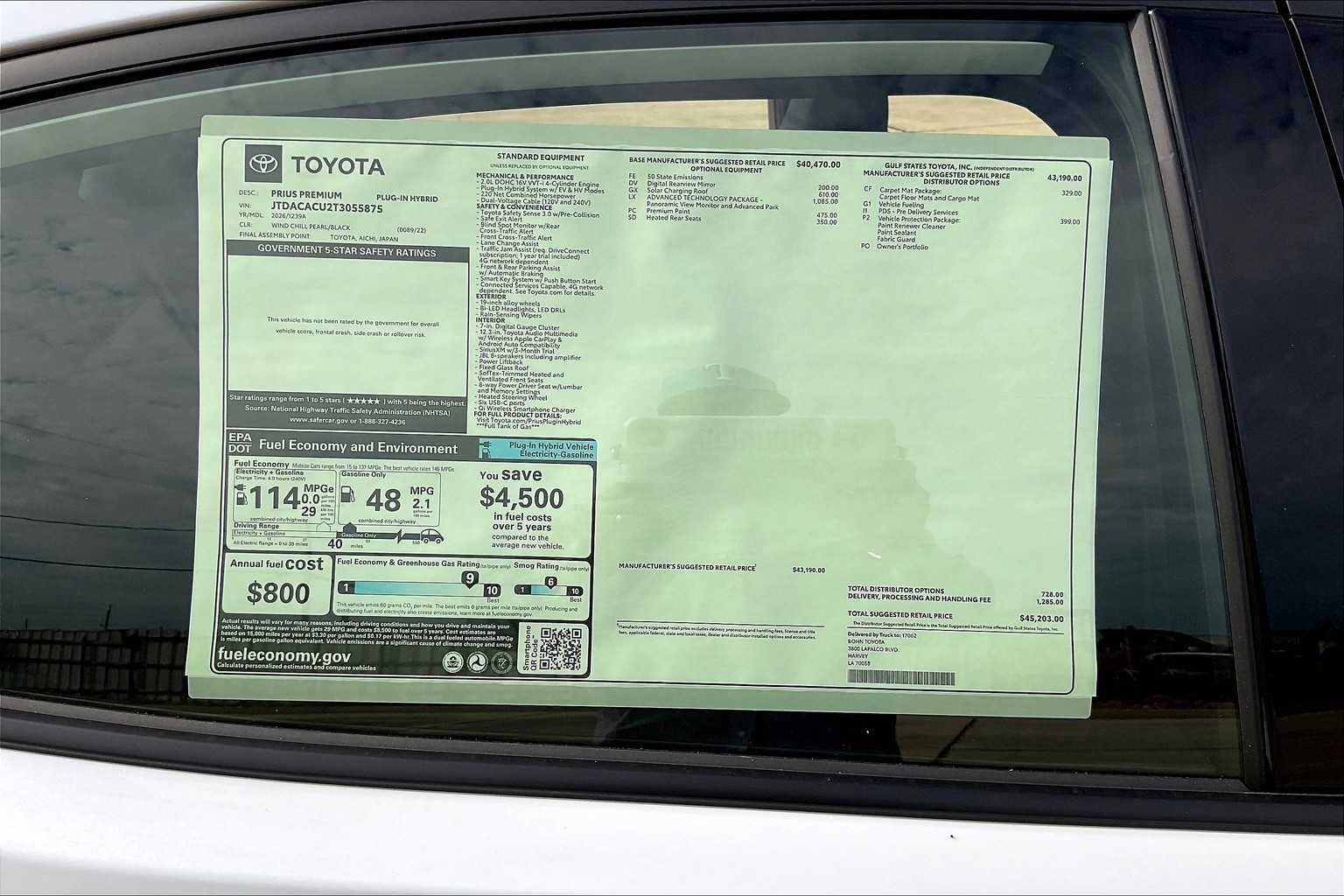 New 2026 Wind Chill Pearl Toyota XSE Premium image 22