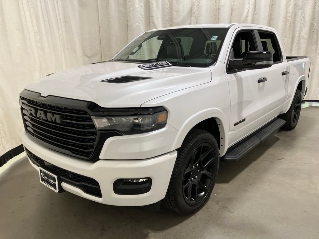 New 2026 Ivory White Tri-Coat Pearl-Coat Exterior Paint RAM Laramie image 25
