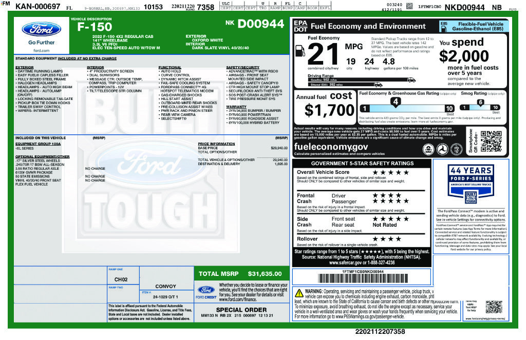 Used 2022 White Ford XL image 27