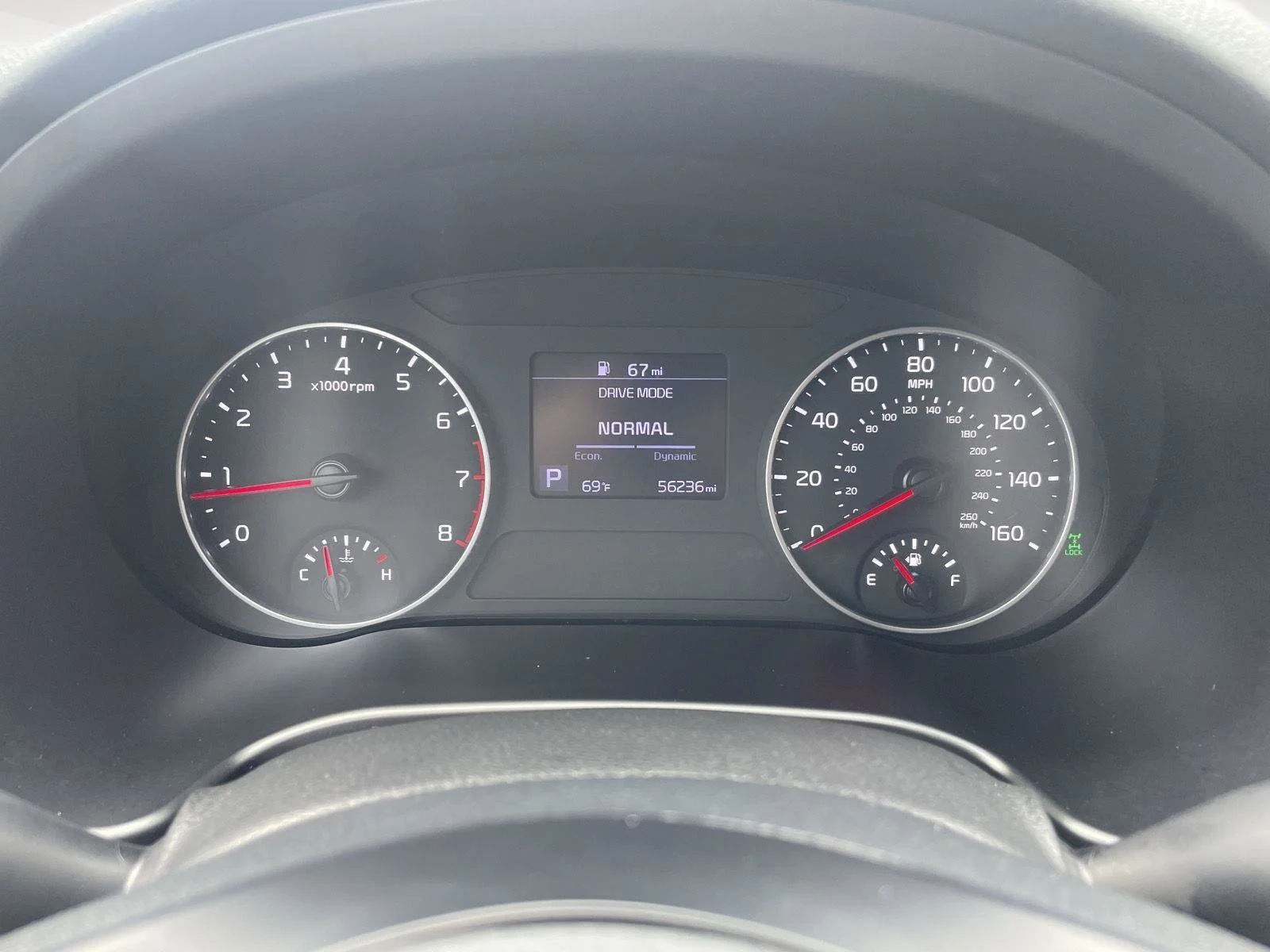 Used 2022 Cherry Black Kia LX image 2
