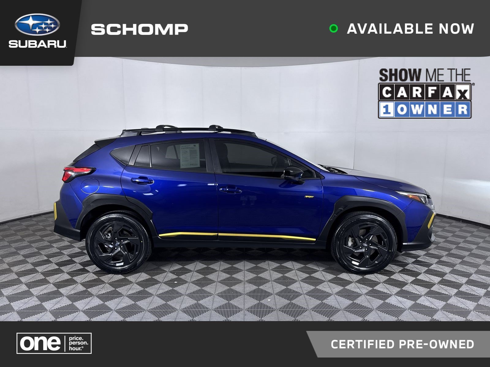 Certified Used 2024 Sapphire Blue Pearl Subaru Sport image 1