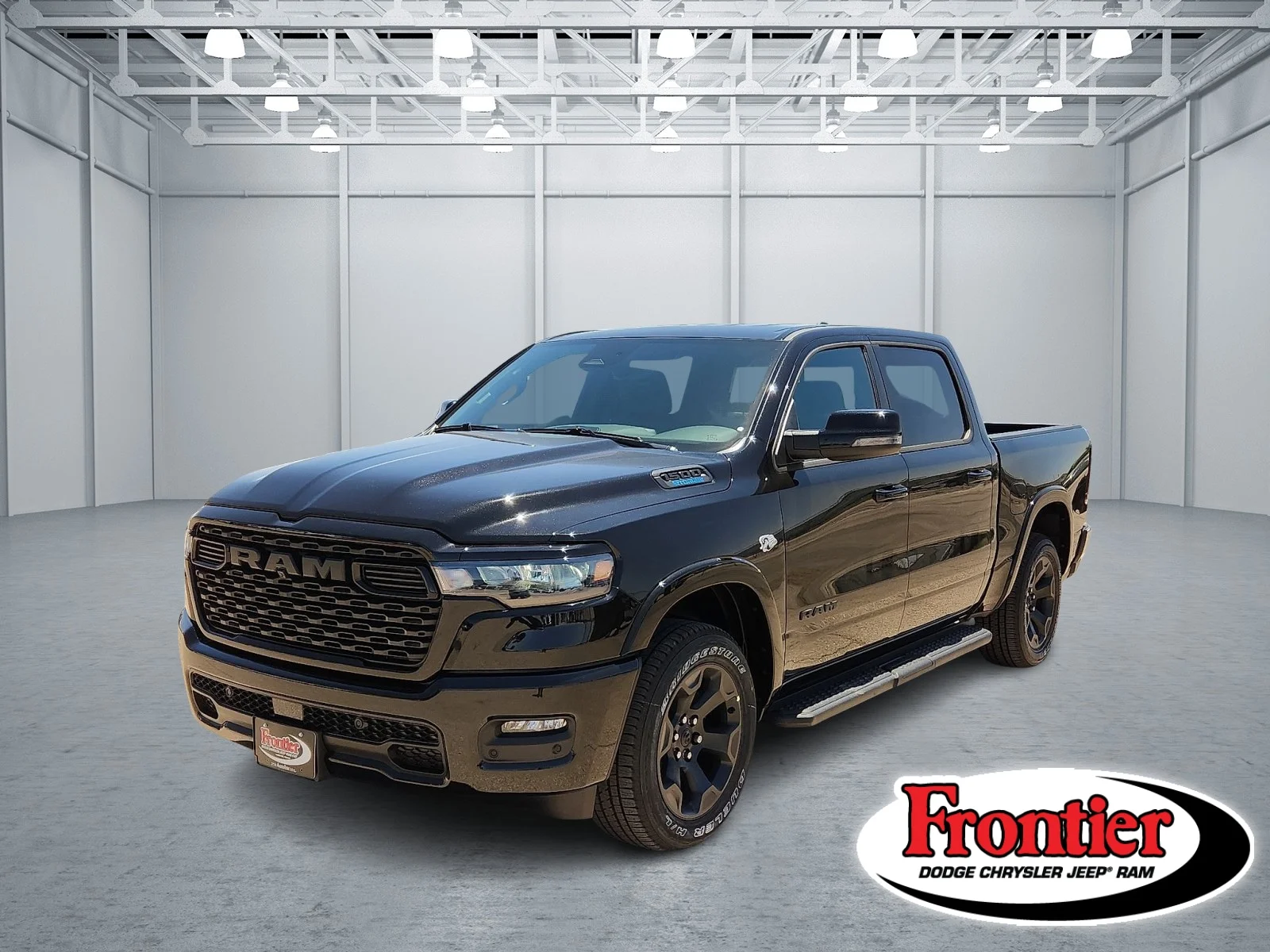 New 2026 Diamond Black Crystal Pearl-Coat  Paint Ram LONE STAR CREW CAB 4X4 5
