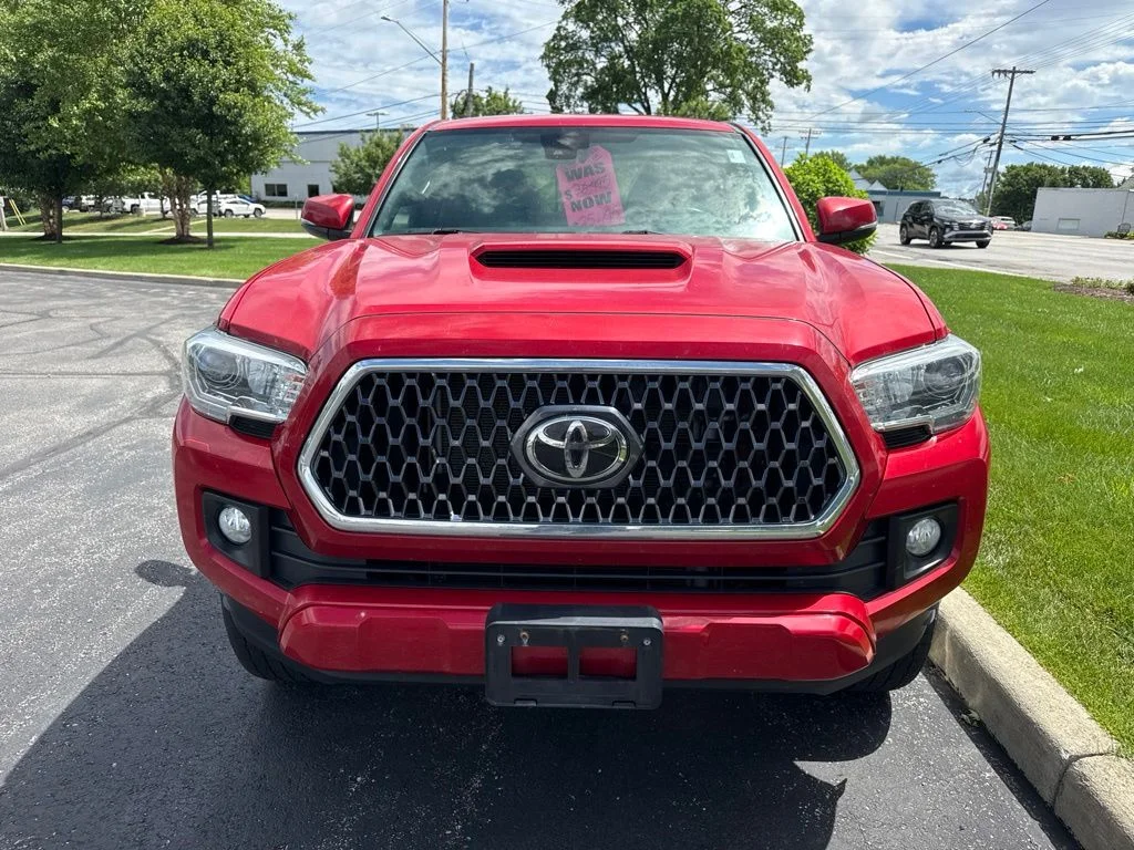 Used 2019 Barcelona Red Metallic Toyota TRD Sport image 9