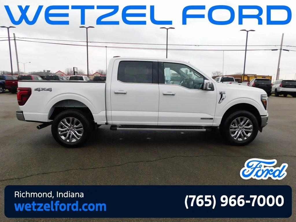 New 2026 Star White Metallic Tri-Coat Ford Lariat® image 2