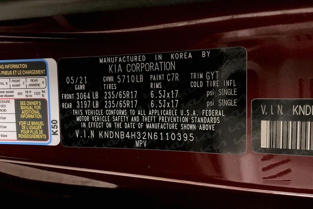 Used 2022 Red Kia LXS image 40