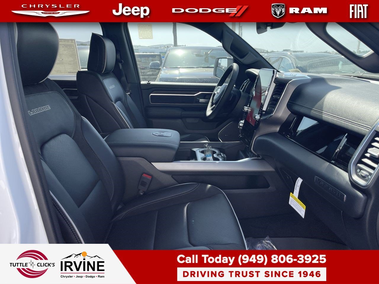 New 2026 Bright White Clear-Coat Exterior Paint RAM Laramie image 16