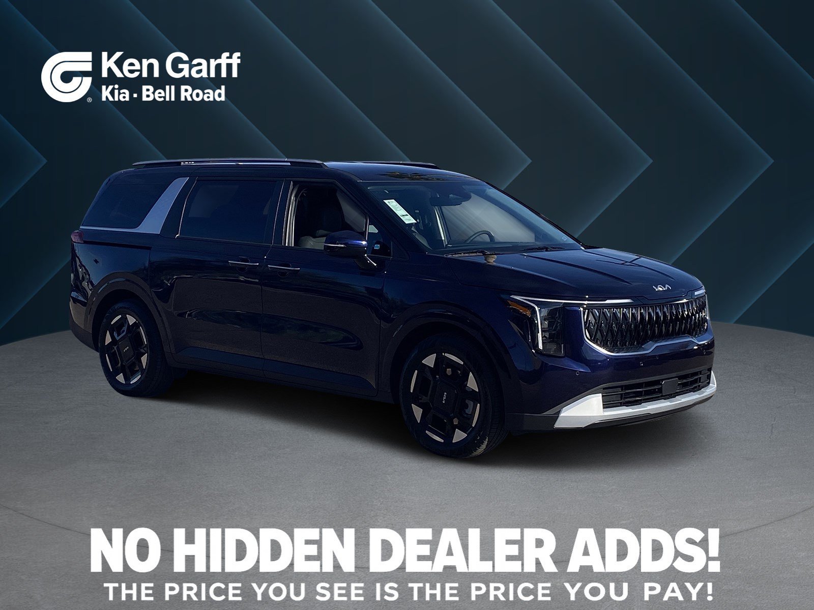New 2026 Deep Chroma Blue Kia EX image 1