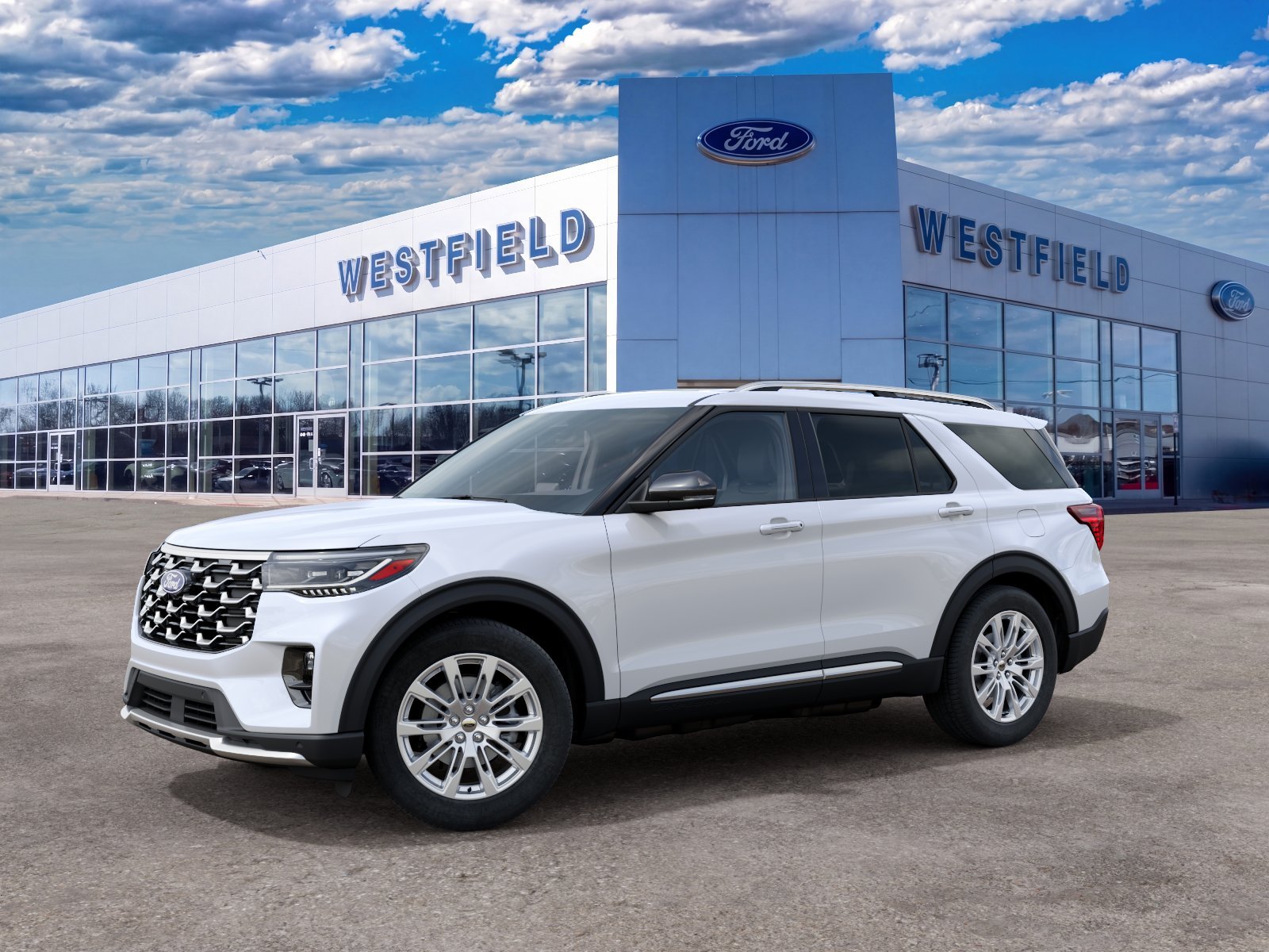 New 2027 Star White Metallic Tri-Coat Ford Platinum™ image 24