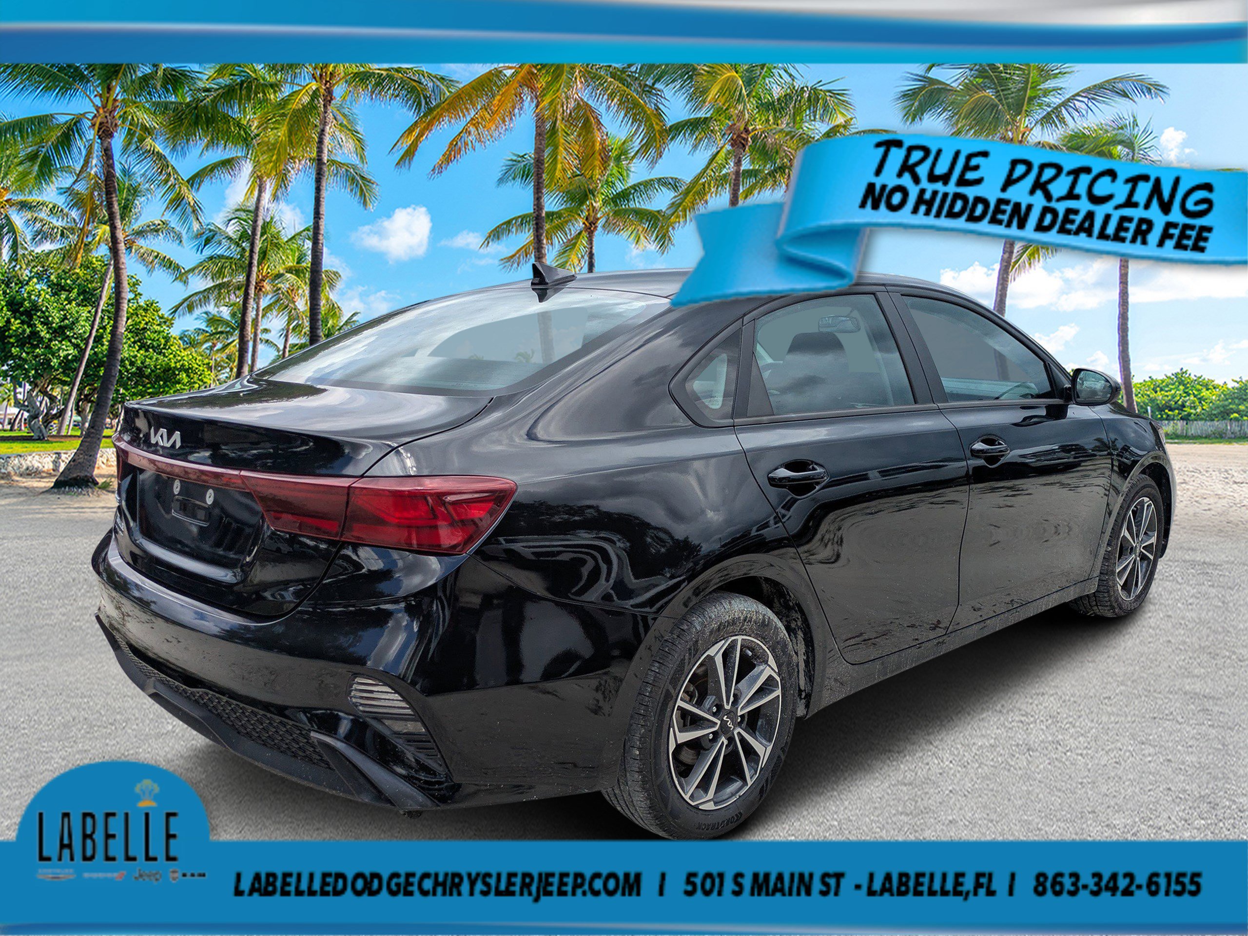 Used 2024 Aurora Black Kia LXS image 3