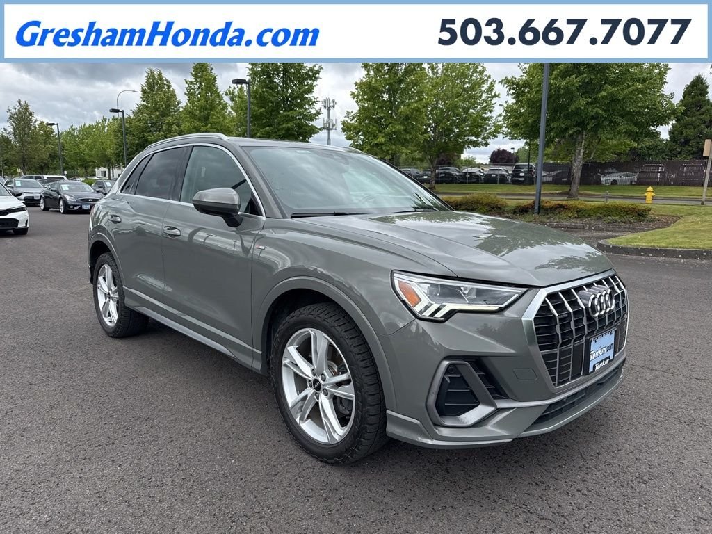 Used 2023 Chronos Gray Metallic Audi Premium Plus image 1