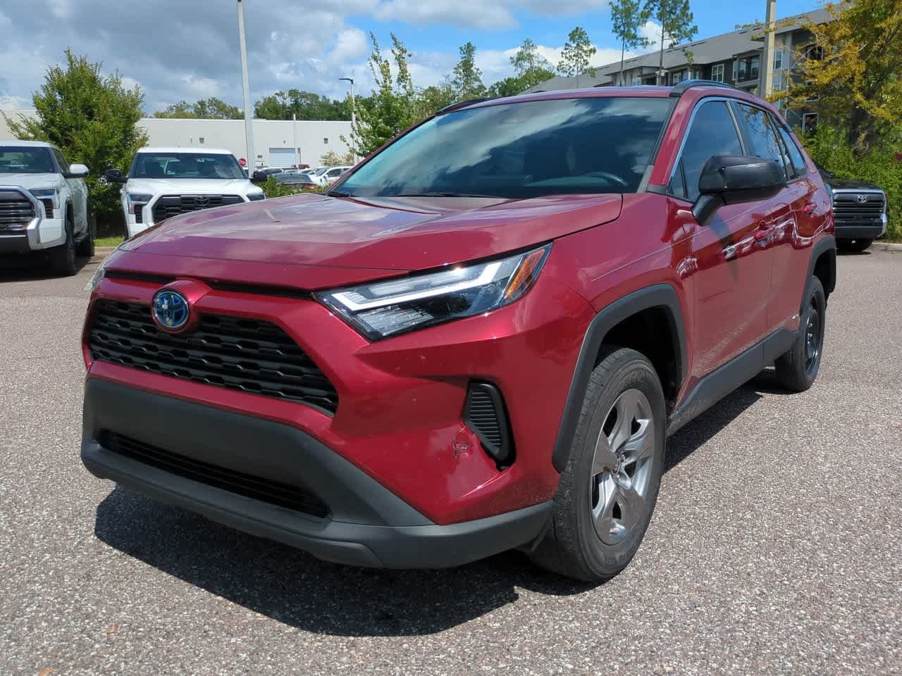 Certified Used 2024 Ruby Flare Pearl Toyota Hybrid LE image 2