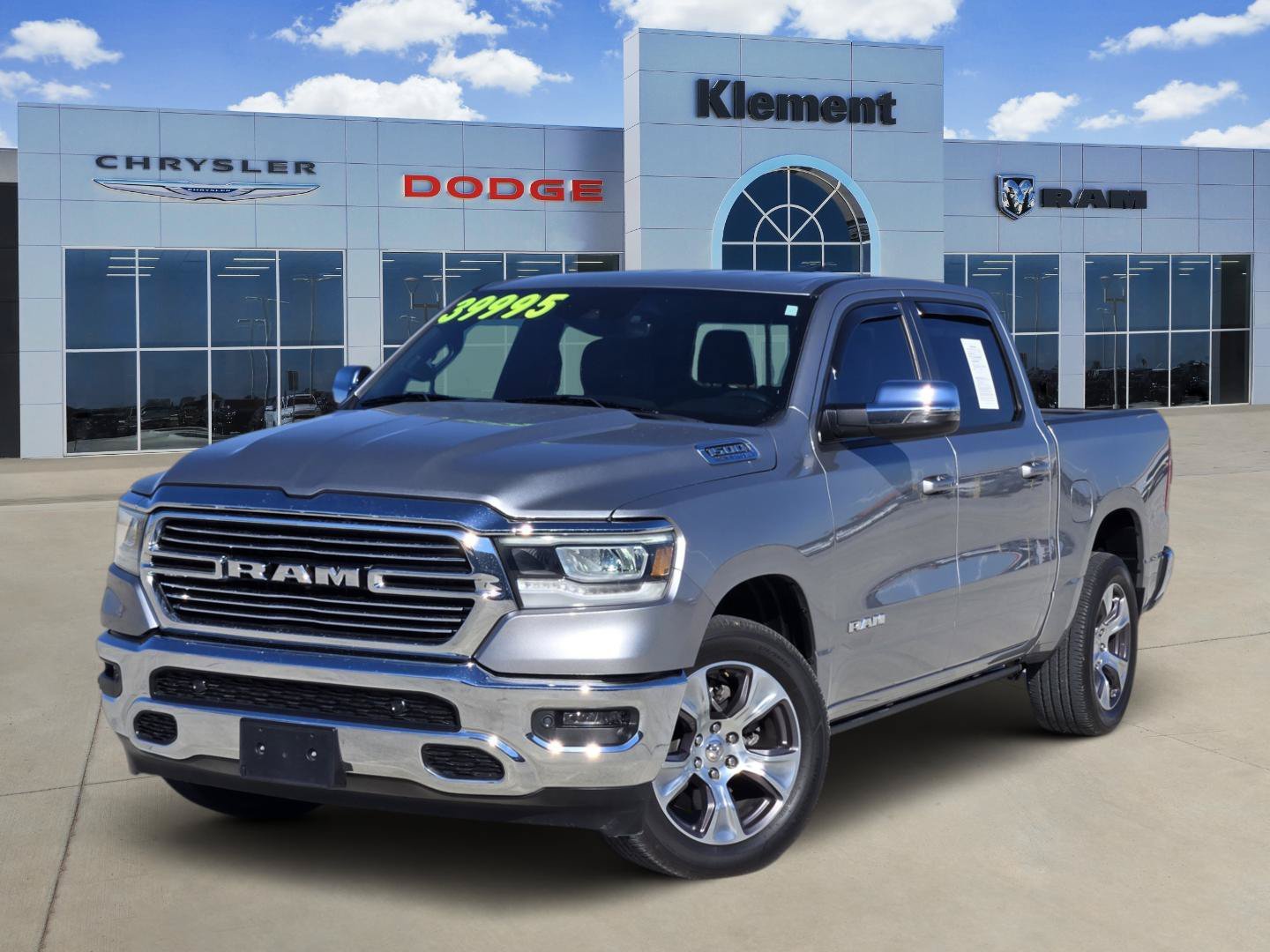 Certified Used 2023 Billet Silver Metallic Clear Coat Ram Laramie image 1