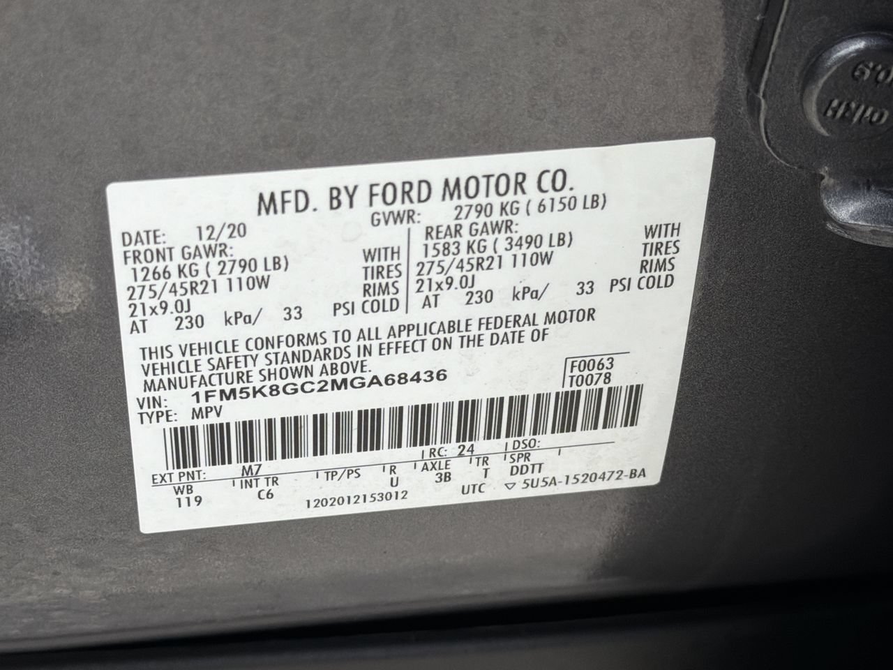 Used 2021 Gray Metallic Ford ST image 37
