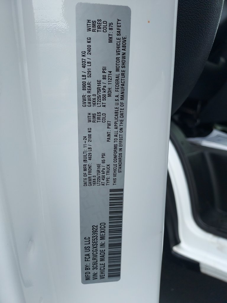 Used 2025 White Ram High Roof image 23