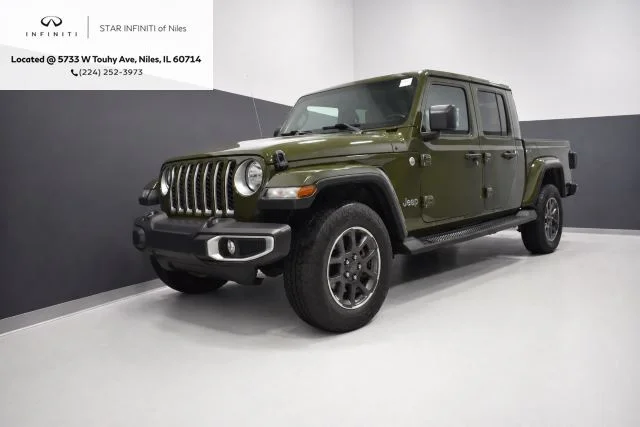Used 2021 Green Jeep Overland image 1