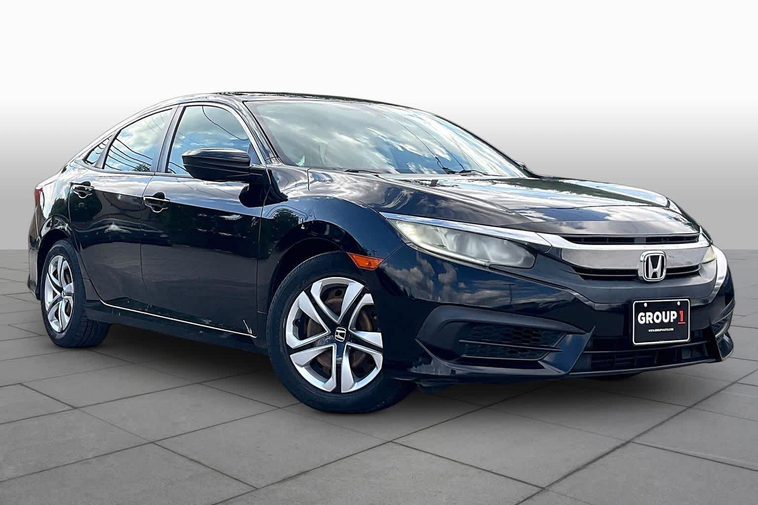 Used 2018 Crystal Black Pearl Honda LX image 3