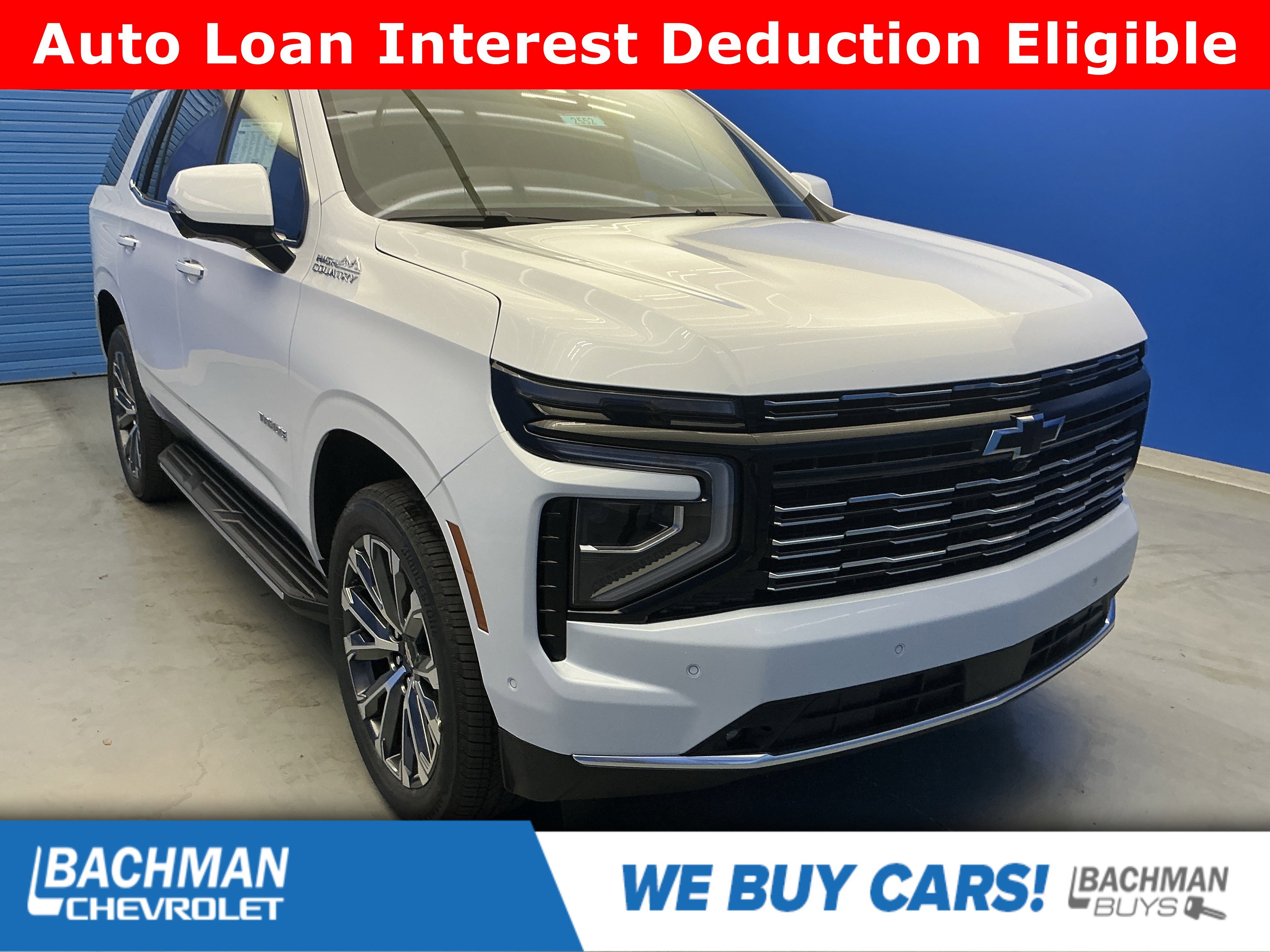 New 2026 Polar White Tricoat Chevrolet High Country image 1