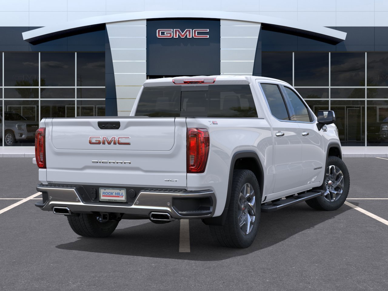 New 2026 Glacier White Tricoat GMC SLT image 4