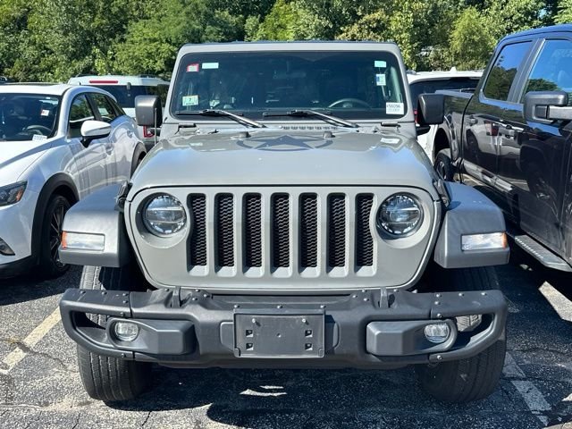Used 2021 Gray Jeep Unlimited Sport image 2