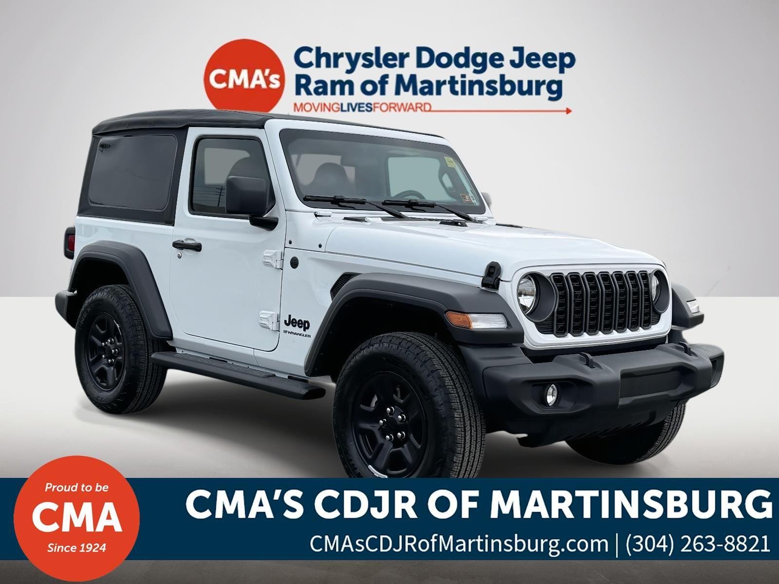 New 2026 Bright White Clear-Coat Exterior Paint Jeep Sport image 1