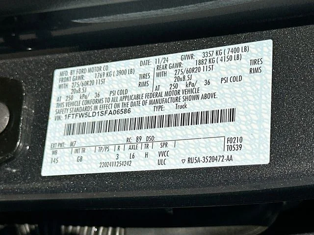 Used 2025 Gray Ford Lariat image 32