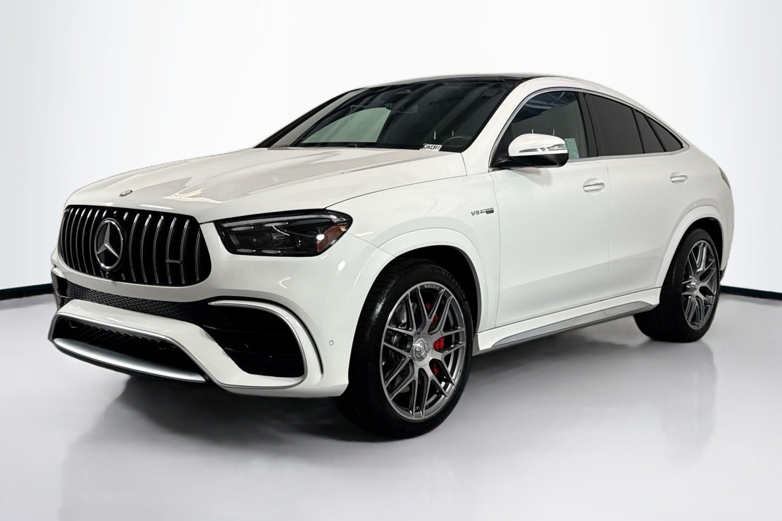 Certified Used 2024 Polar White Mercedes-Benz AMG® GLE 63 S 4MATIC+ Coupe image 1