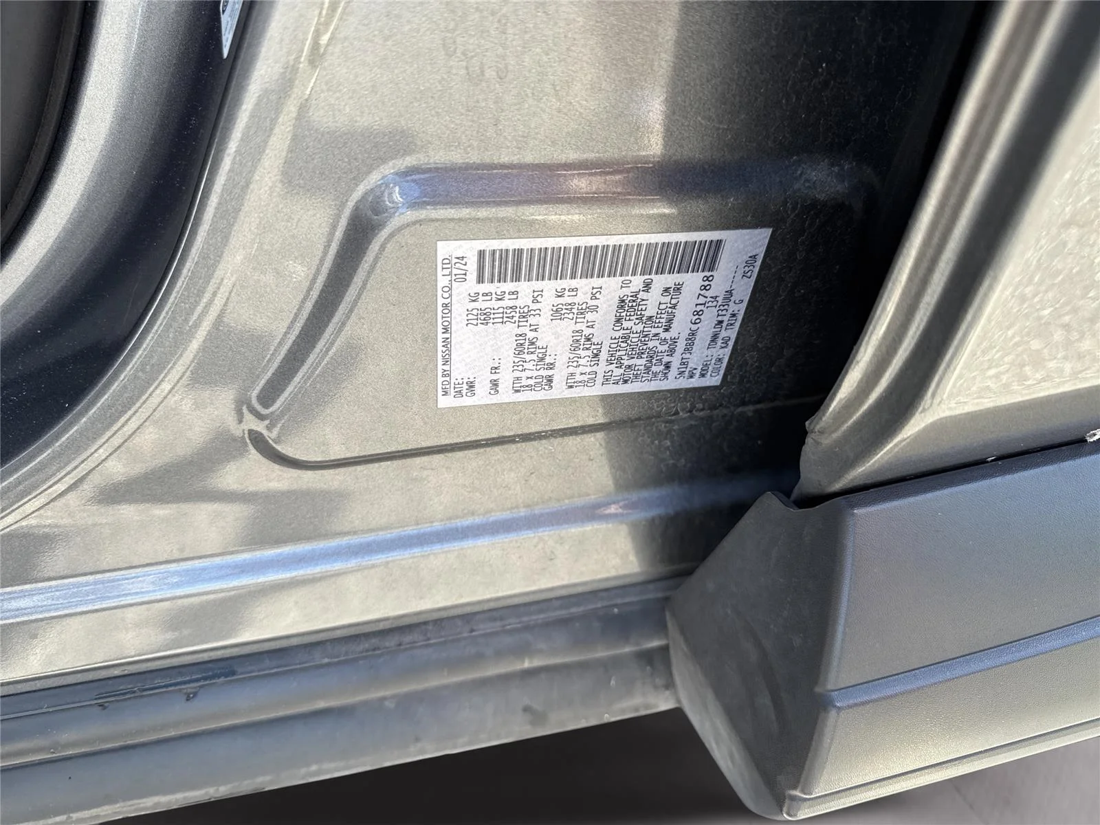 Used 2024 Gun Metallic Nissan SV image 38