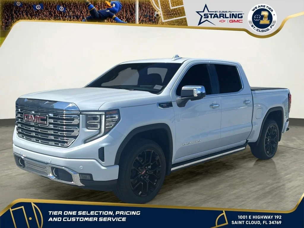 New 2026 Glacier White Tricoat GMC Denali image 1