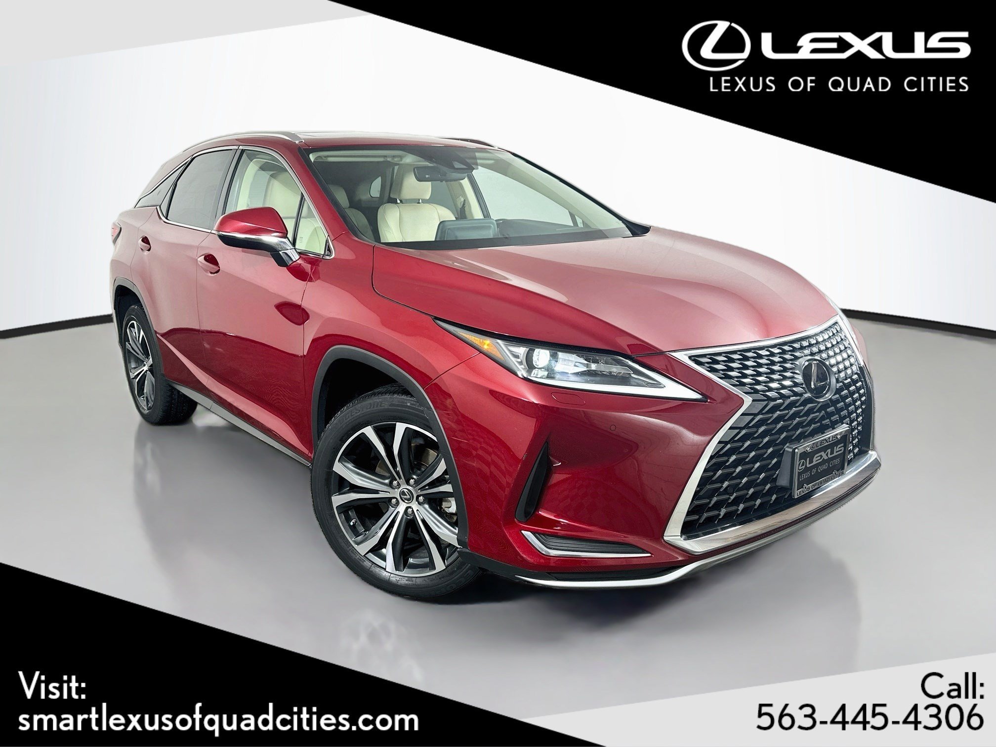 Certified Used 2022 Matador Red Mica Lexus 350 image 1