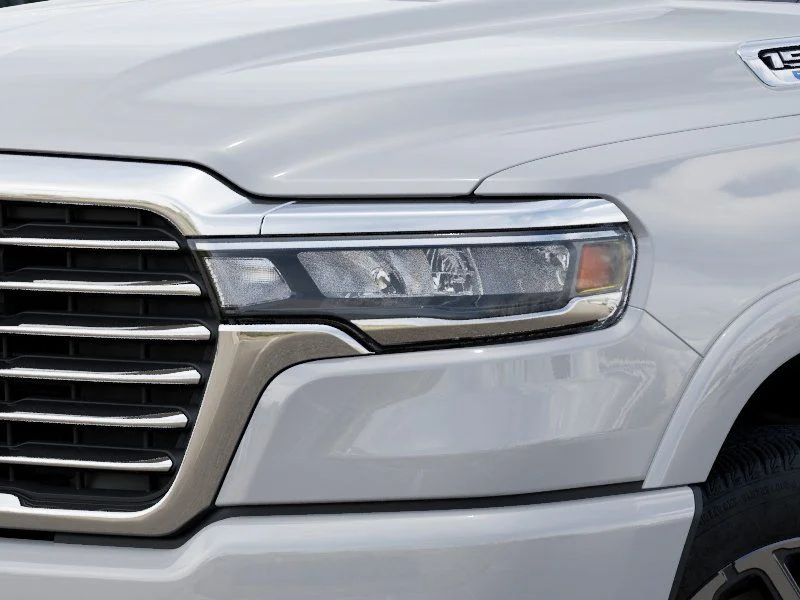 New 2026 Bright White Clear-Coat Exterior Paint RAM Laramie image 11