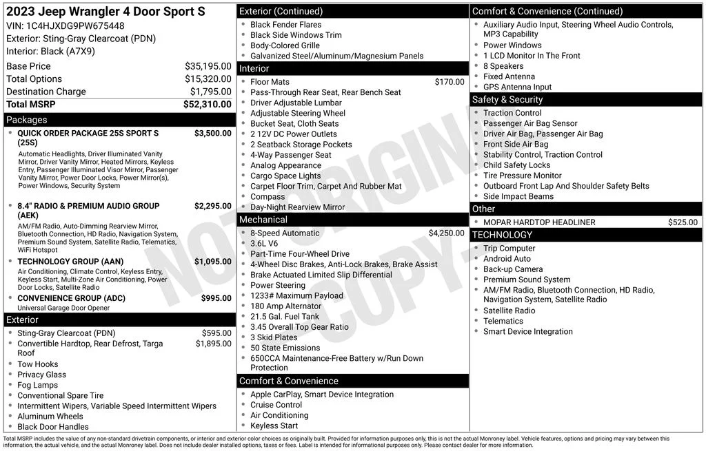 Used 2023 Gray Jeep Sport S image 41
