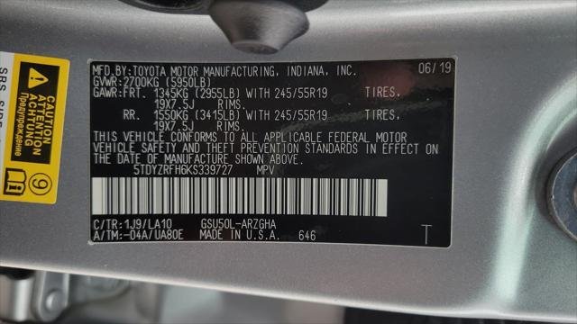 Certified Used 2019 CELESTIAL SILVER METALLIC Toyota  image 24