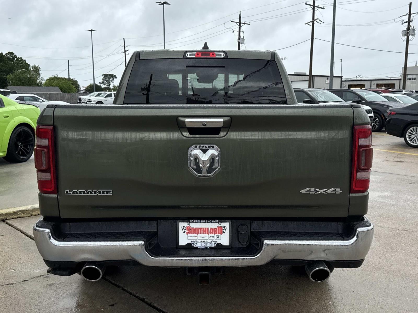 Used 2021 Olive Green Pearlcoat Ram Laramie image 6
